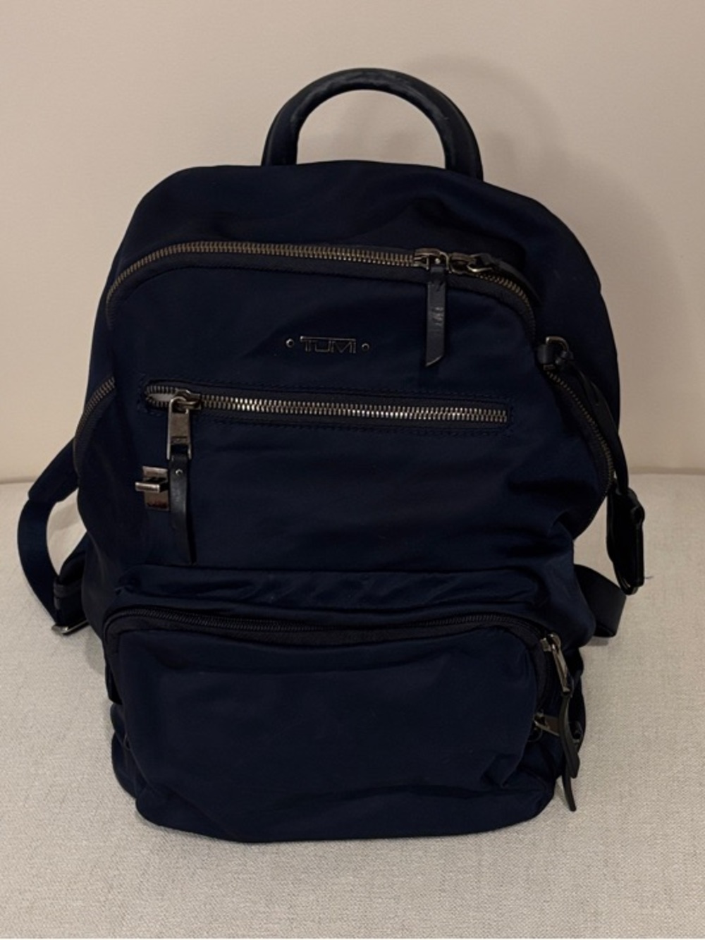 Tumi Navy Blue Compact Backpack